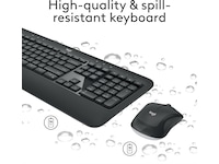 Logitech MK540 Advanced Combo Trådlös Mus & tangentbord -combo-paket