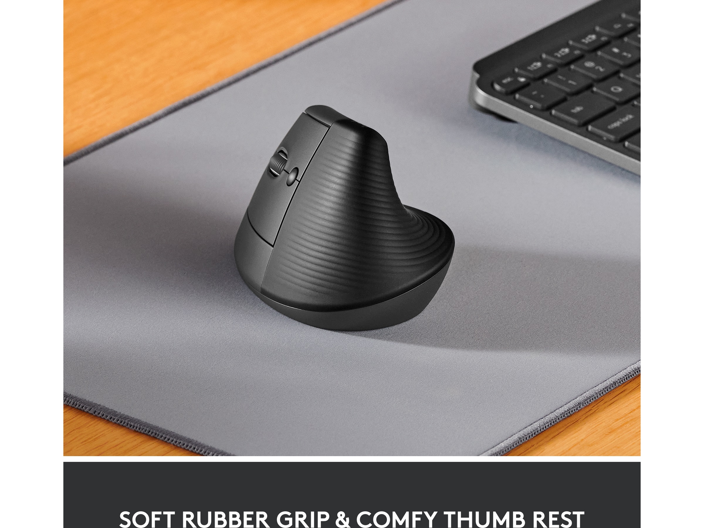 Logitech Lift Vertikal Vänster mus (graphite) Mus