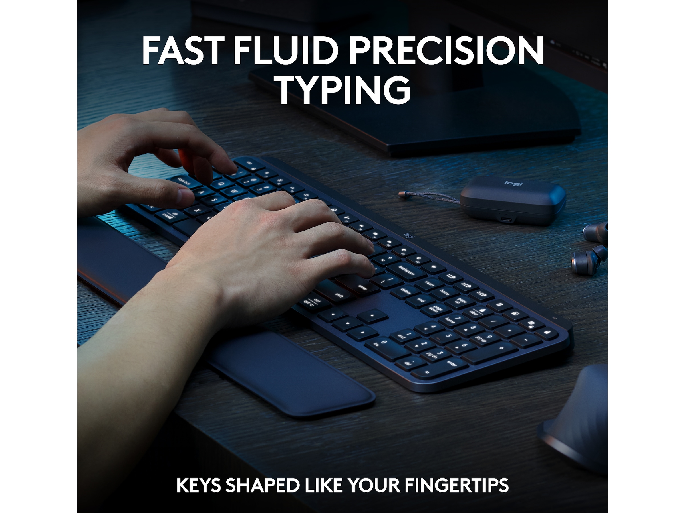 Logitech MX Keys S bundle (graphite) Tangentbord