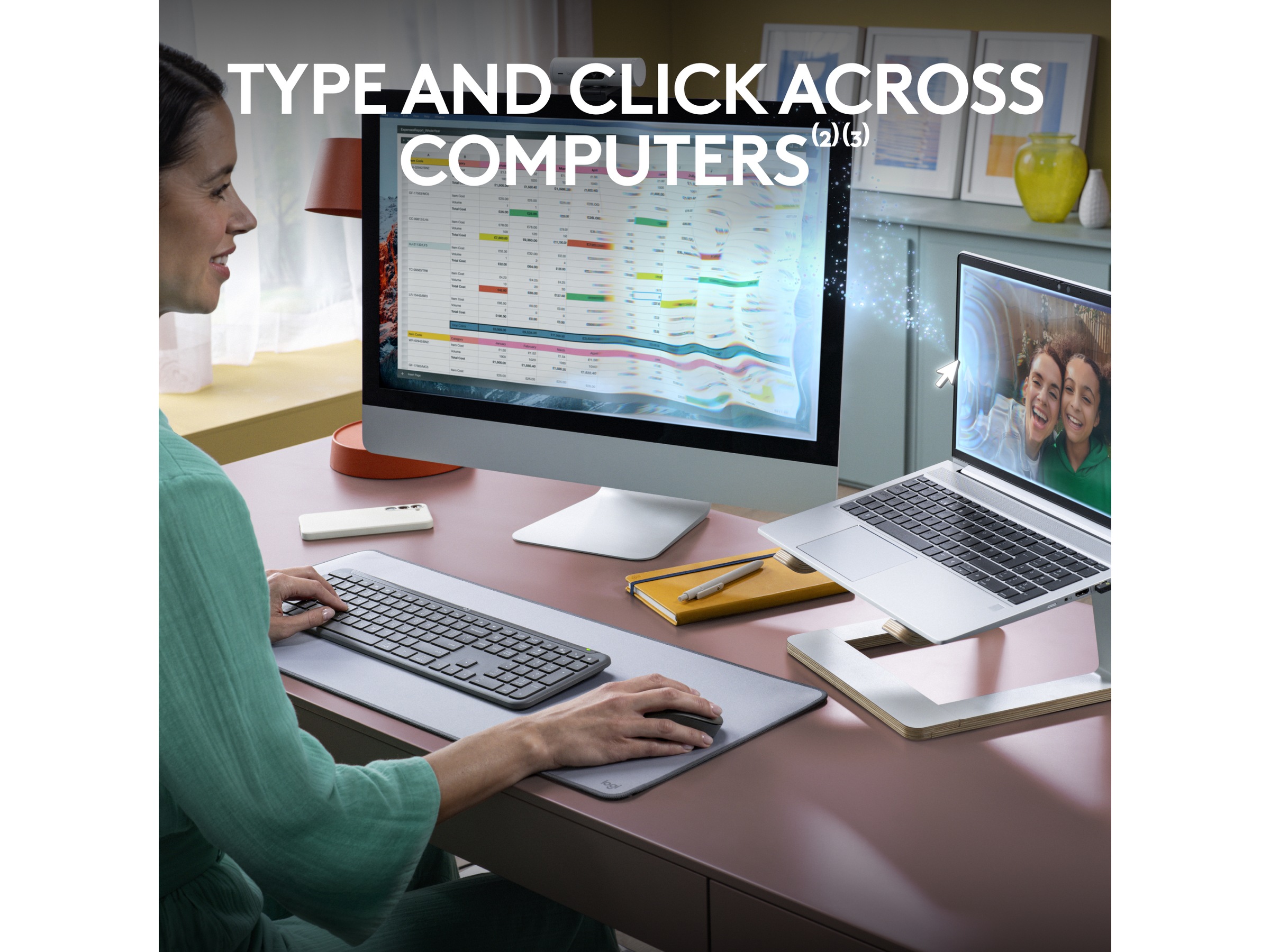 Logitech Signature Slim Combo MK950 (graphite) Mus & tangentbord -combo-paket