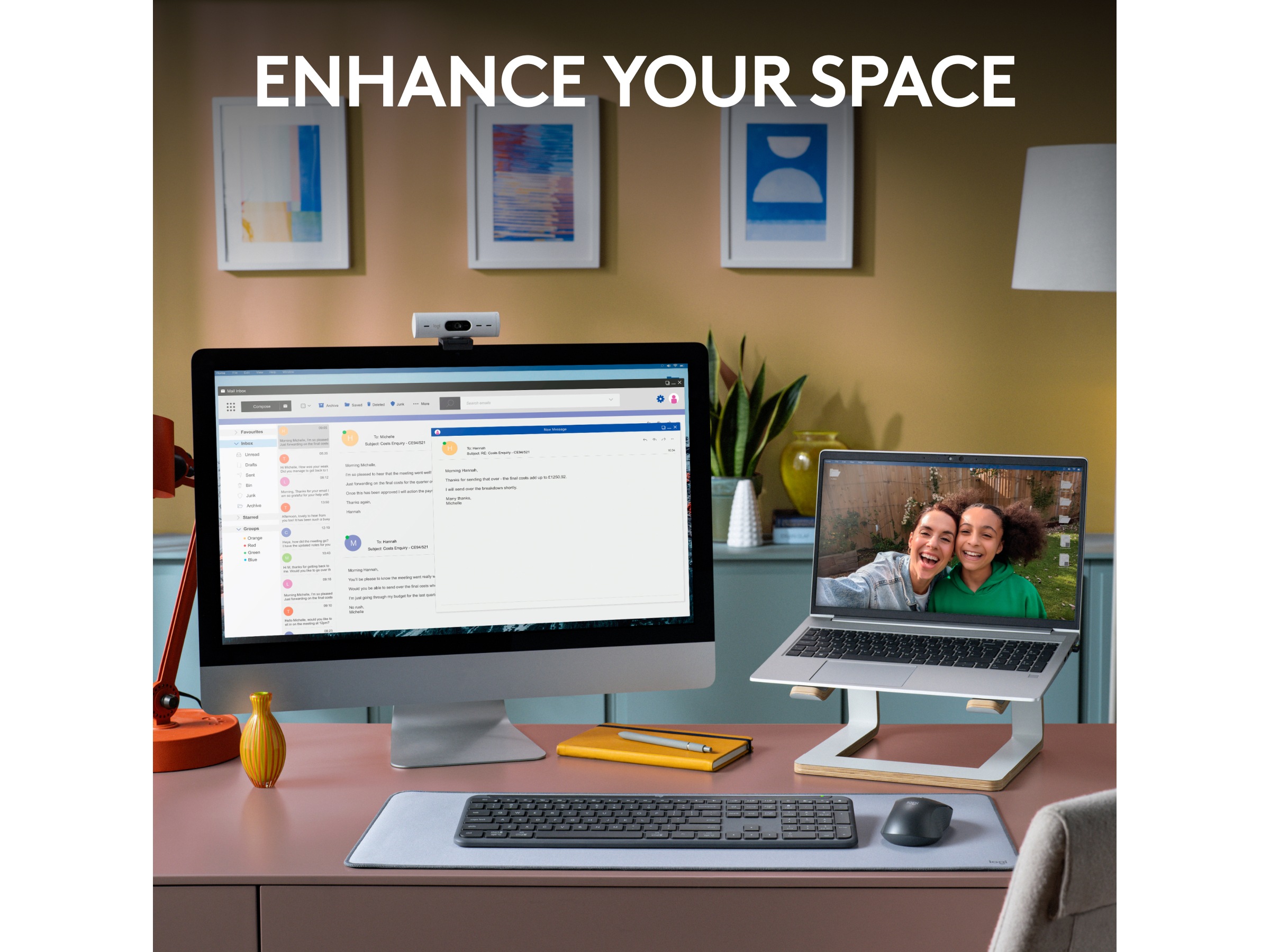 Logitech Signature Slim K950 (graphite) Tangentbord