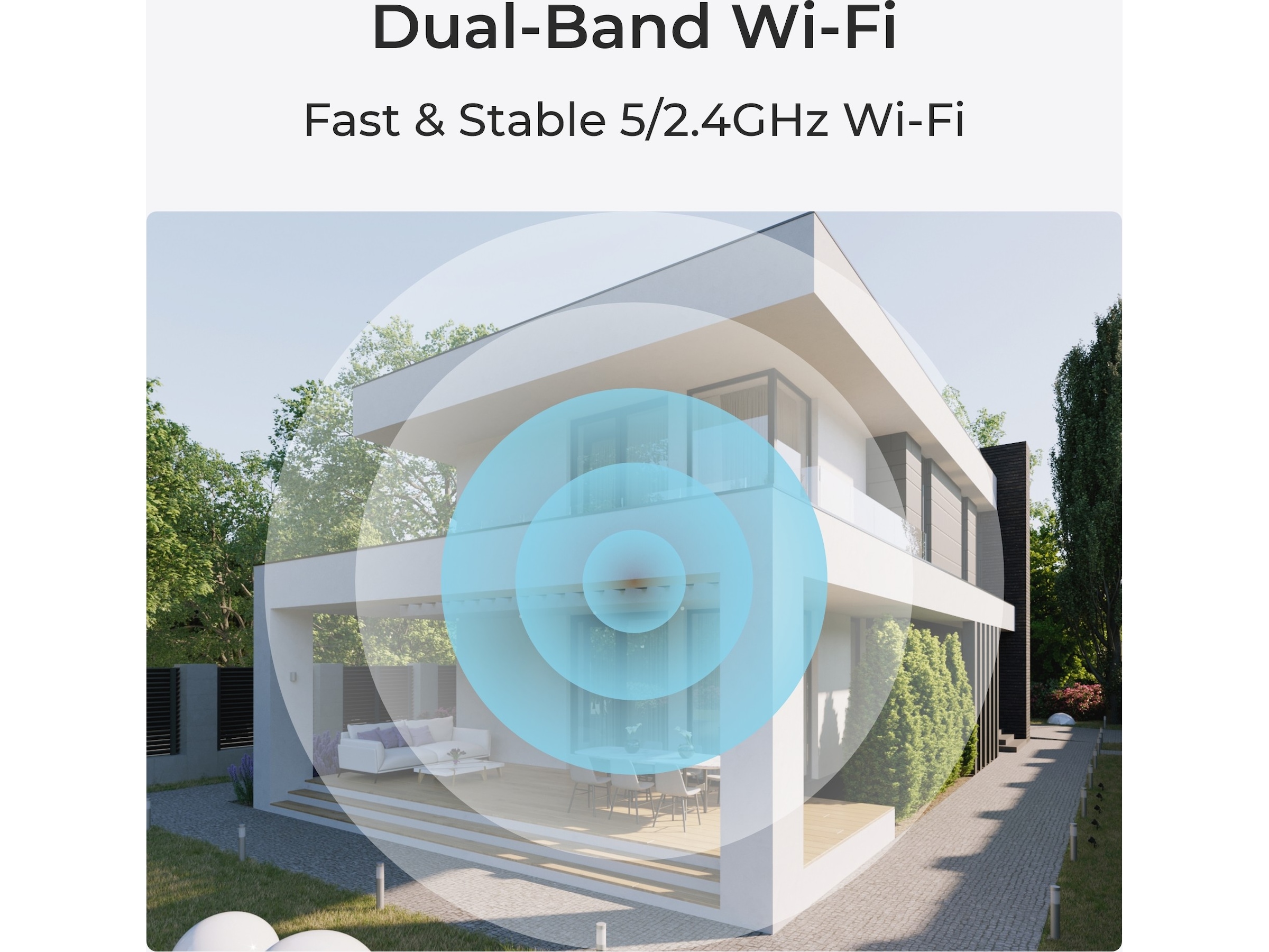 Reolink E1 Outdoor WiFi övervakningskamera utomhus Övervakningskamera