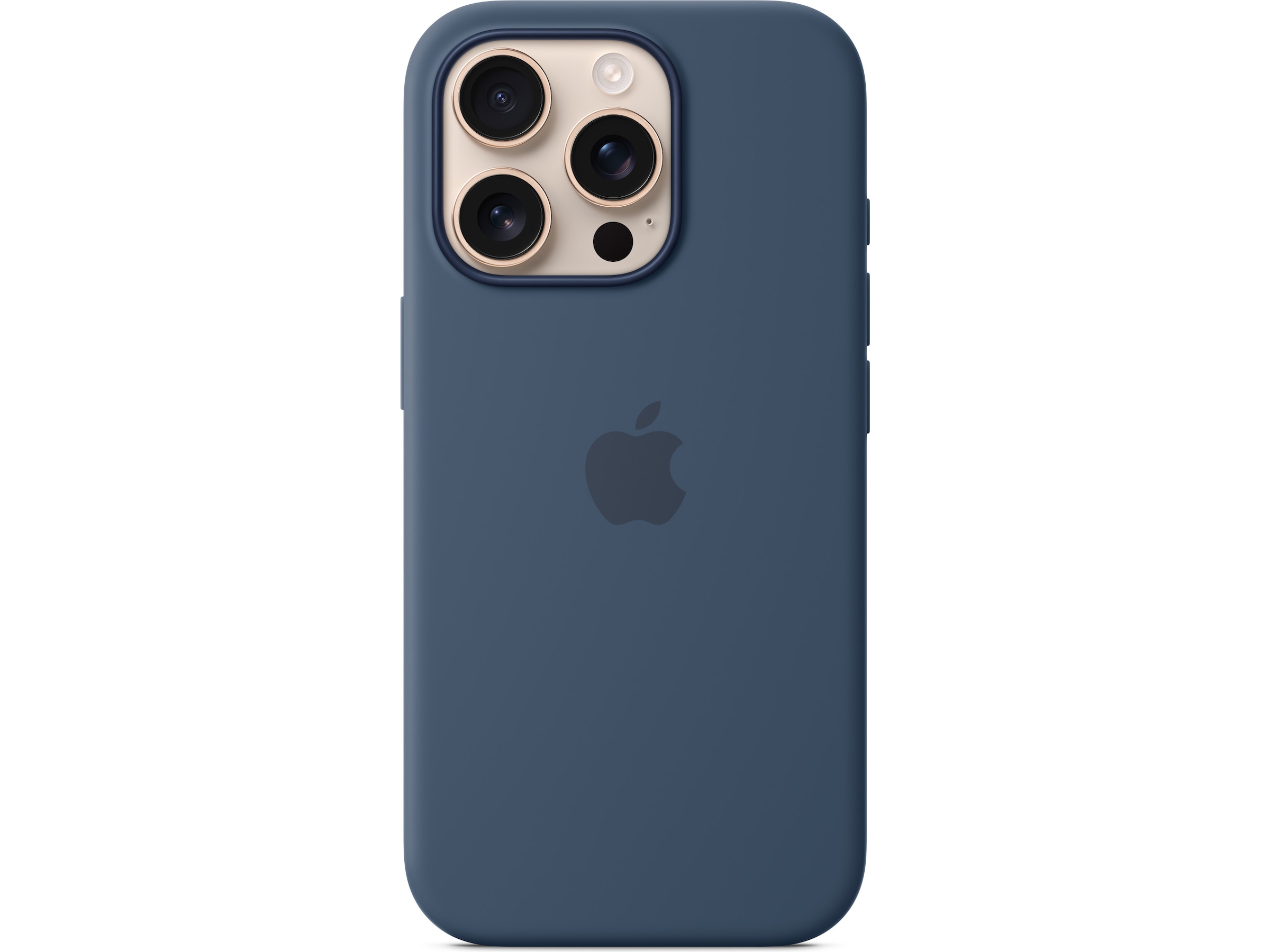 Apple iPhone 16 Pro Silikonskal (denim) Skydd