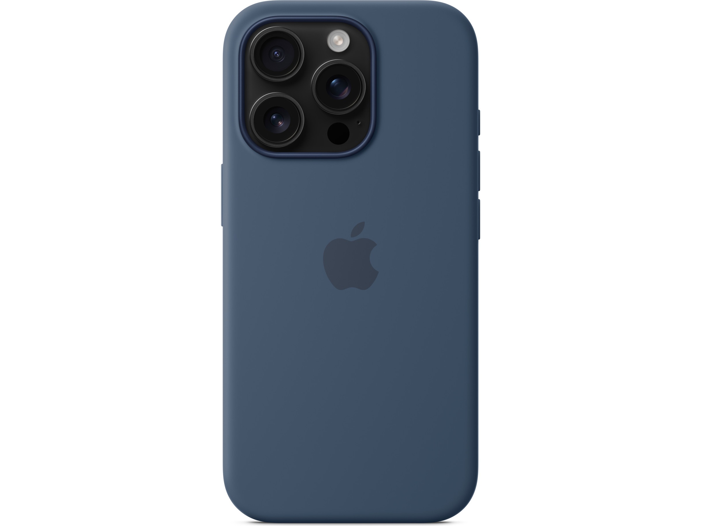 Apple iPhone 16 Pro Silikonskal (denim) Skydd