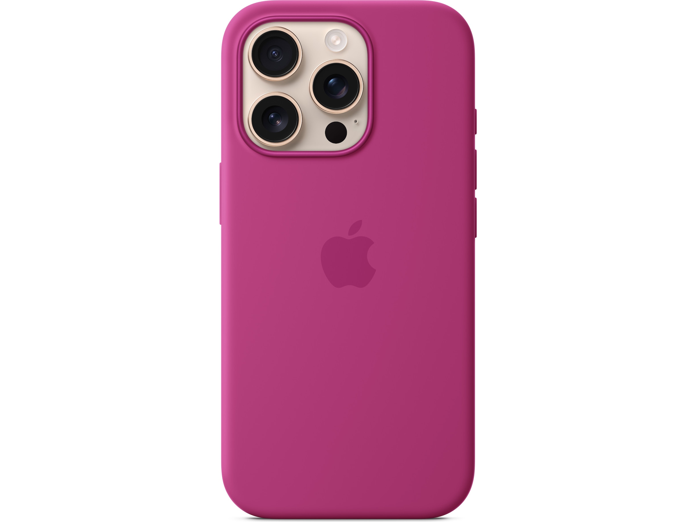 Apple iPhone 16 Pro Silikonskal (lila fuchsia) Skydd