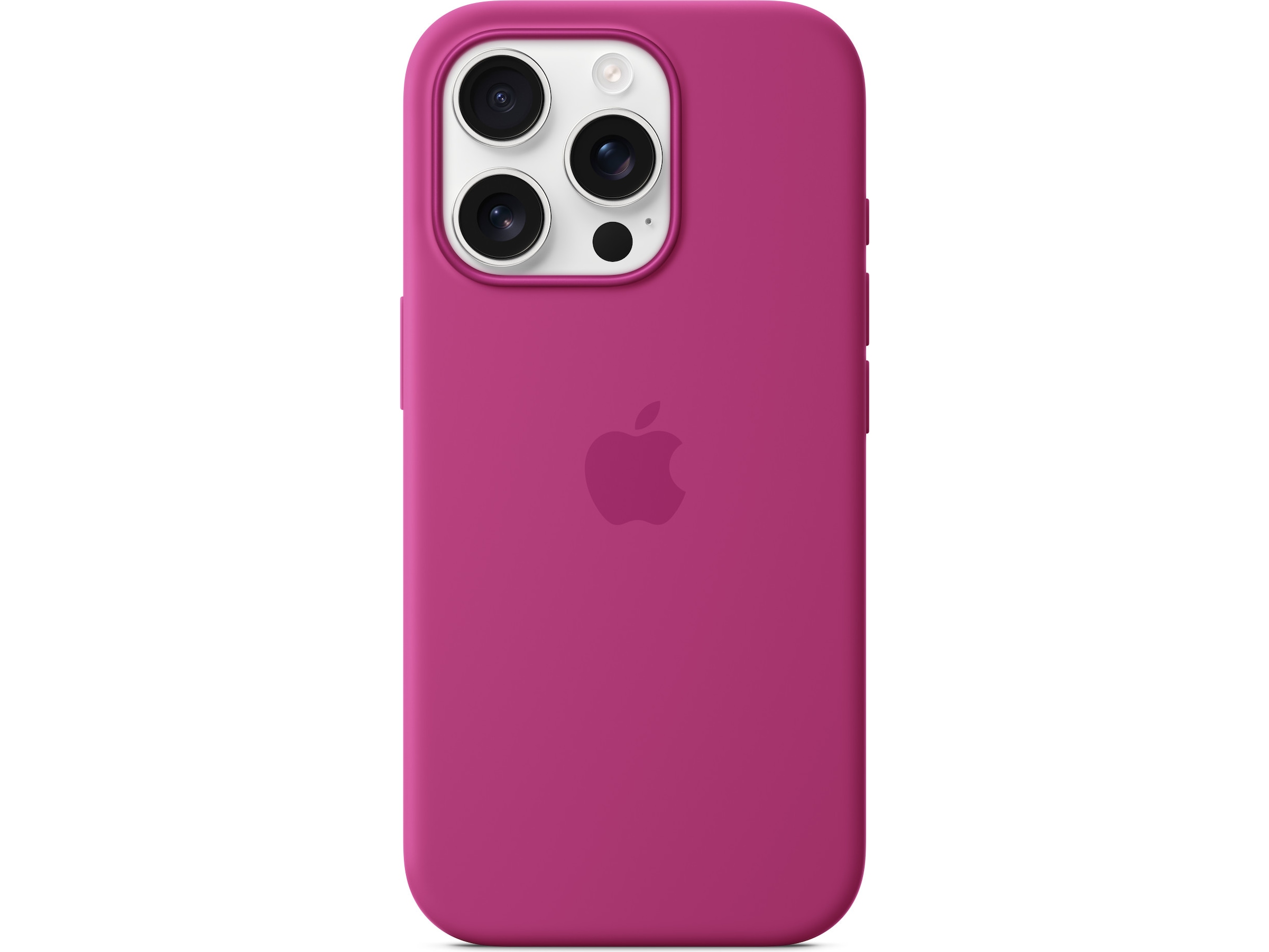 Apple iPhone 16 Pro Silikonskal (lila fuchsia) Skydd