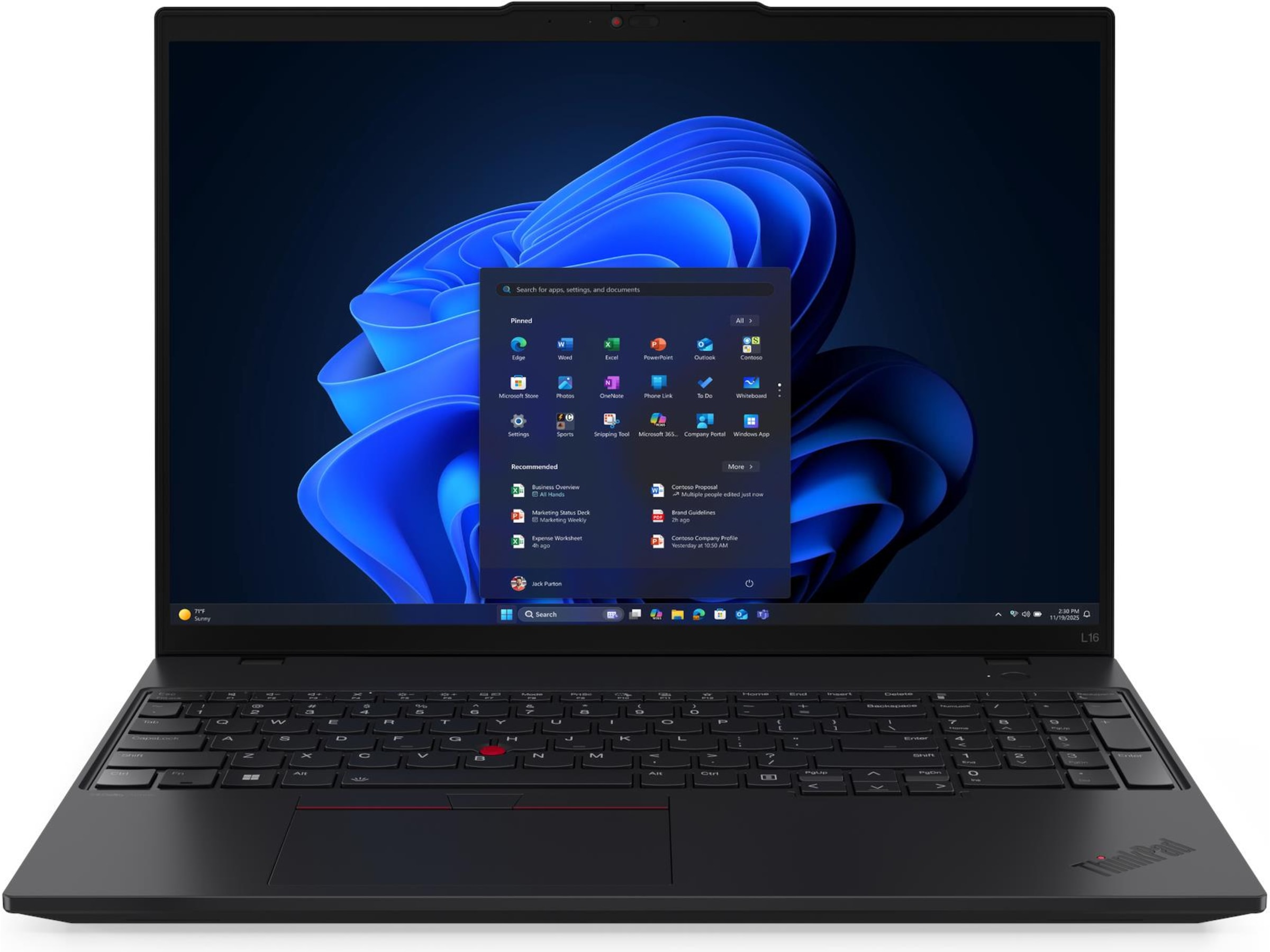 Lenovo ThinkPad L16 G2 16" WUXGA Datorer - Bärbara / laptop