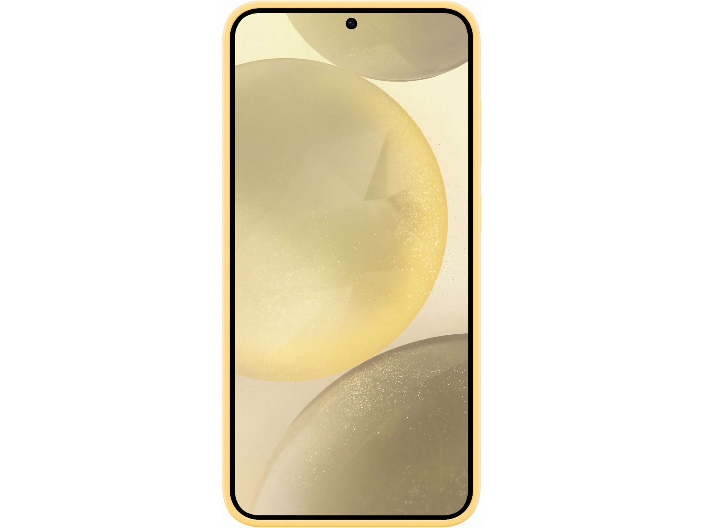 Samsung Galaxy S24+ Silikonskydd (gul) Skydd