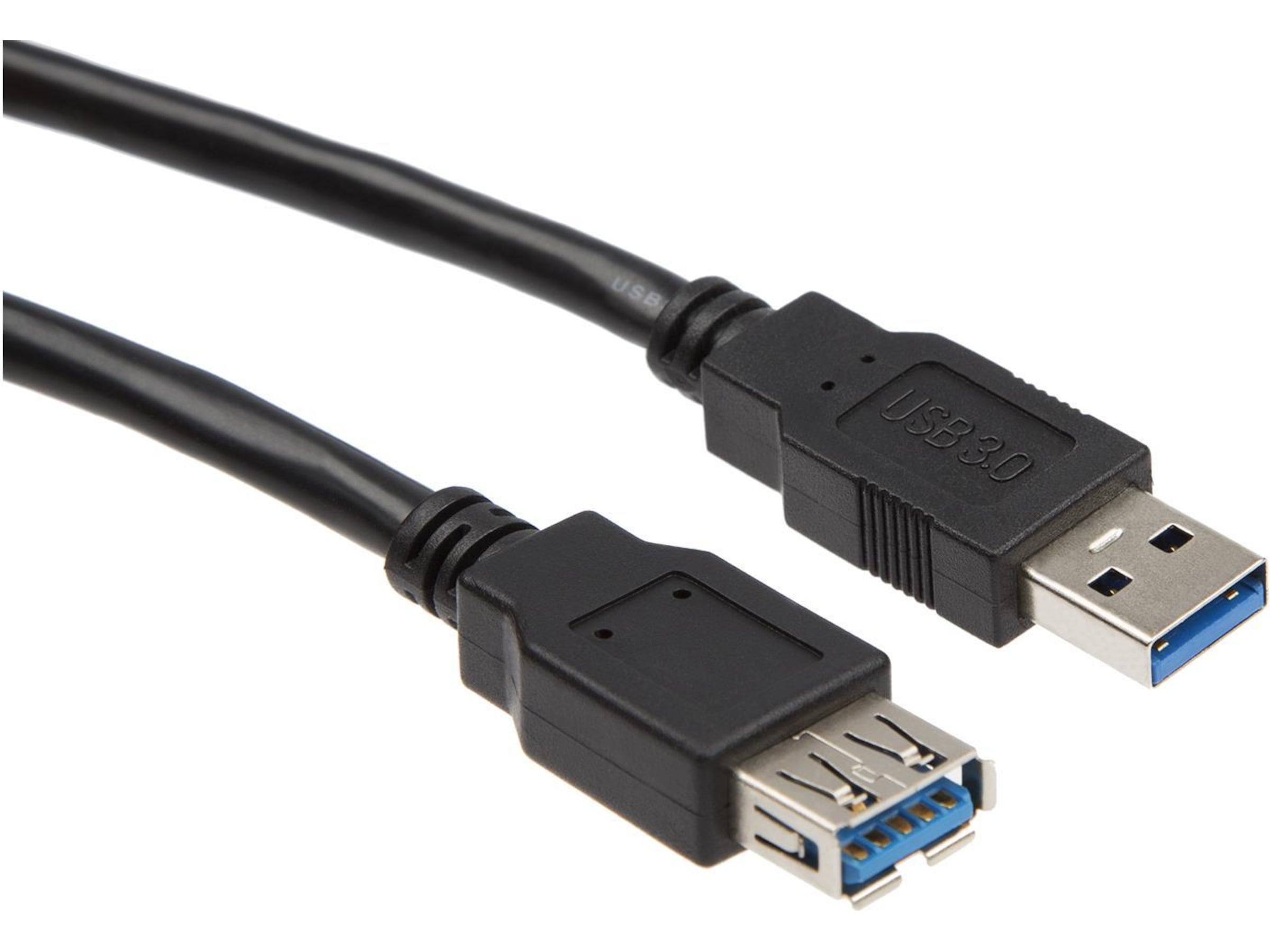 USB-A Förlängningskabel 15m (svart) USB-kablar