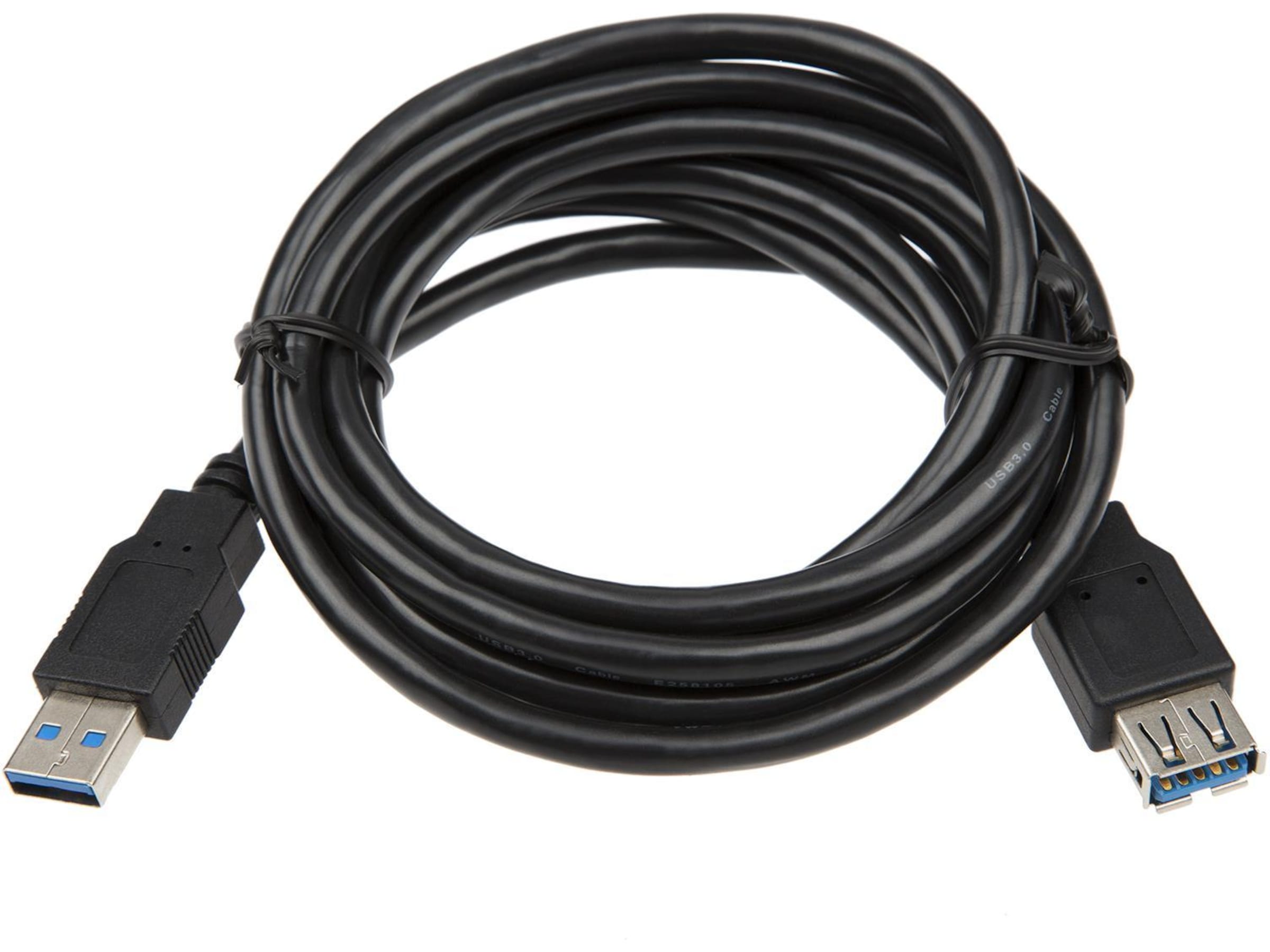 USB-A Förlängningskabel 15m (svart) USB-kablar