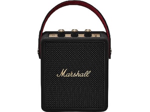 Marshall Stockwell III Black & Brass Trådlös / Bluetooth högtalare