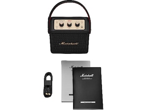 Marshall Stockwell III Black & Brass Trådlös / Bluetooth högtalare