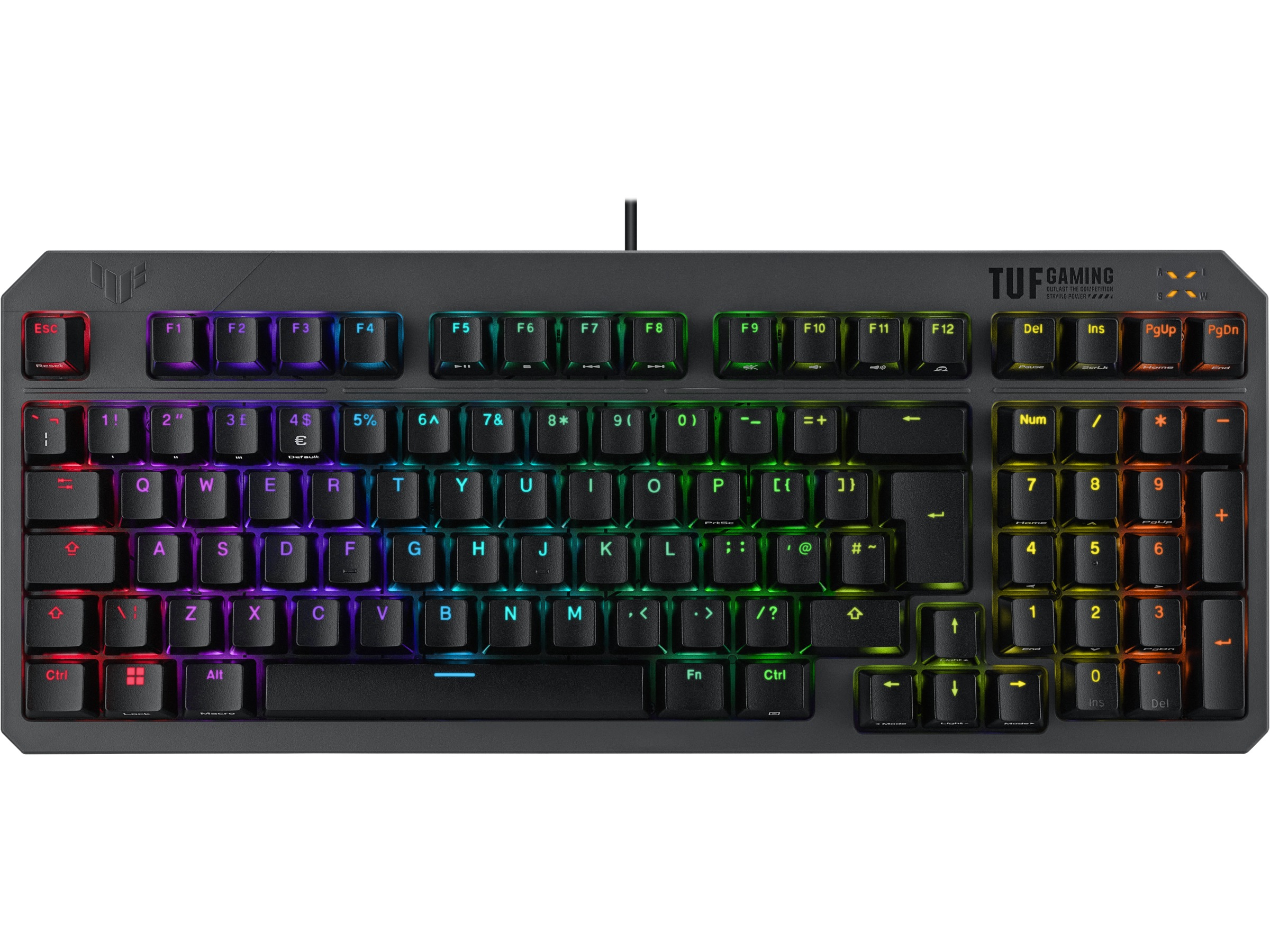 ASUS TUF Gaming K3 Gen II Gamingtangentbord (svart) Gamingtangentbord