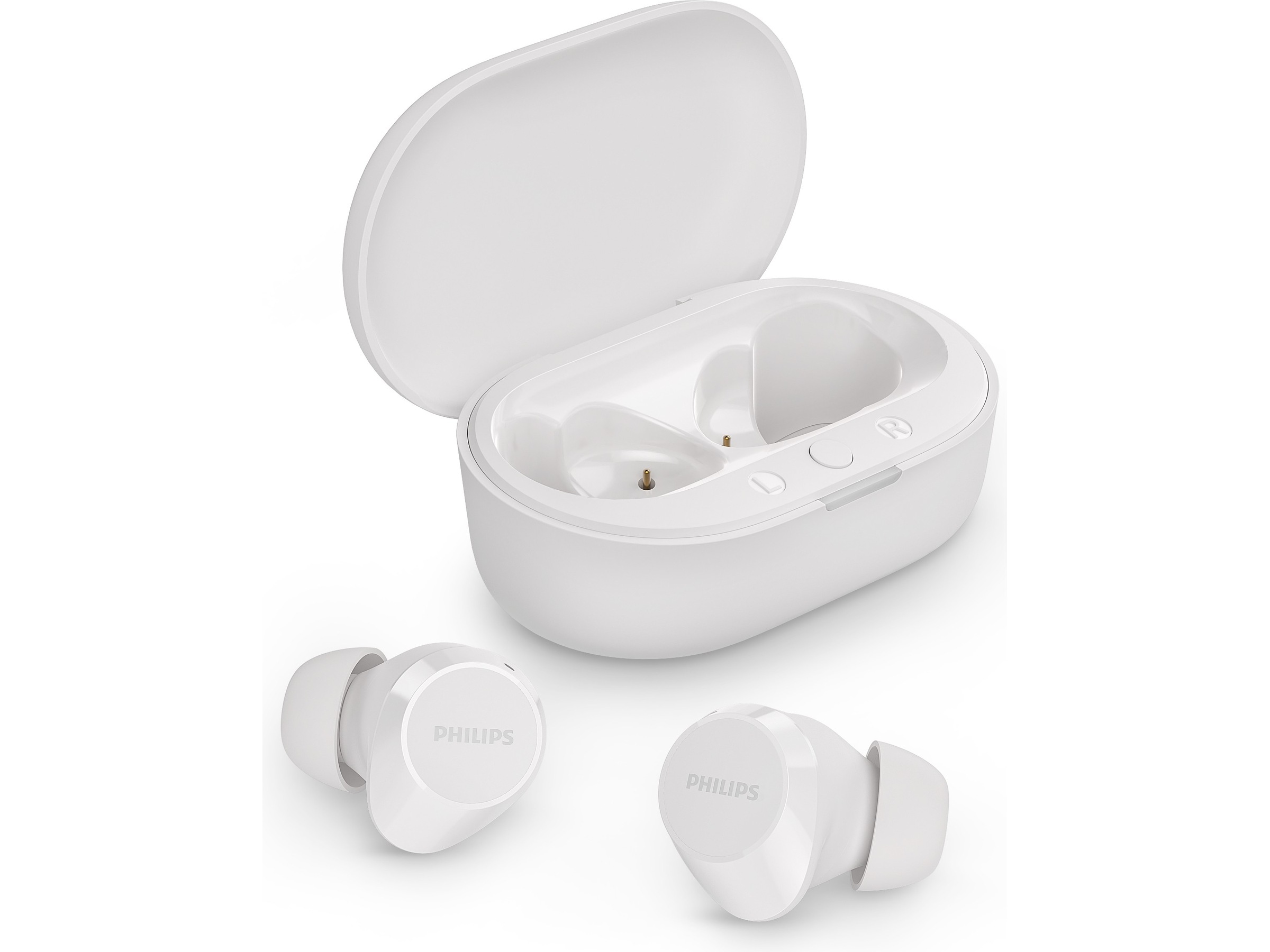 Philips TAT1209WT/00 TWS Trådlös hörlurar, In-Ear (vit) In-ear hörlurar