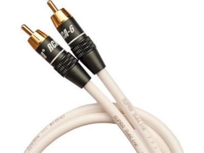 Supra Sublink RCA kabel 2m (vit) HiFi- och högtalarkablar