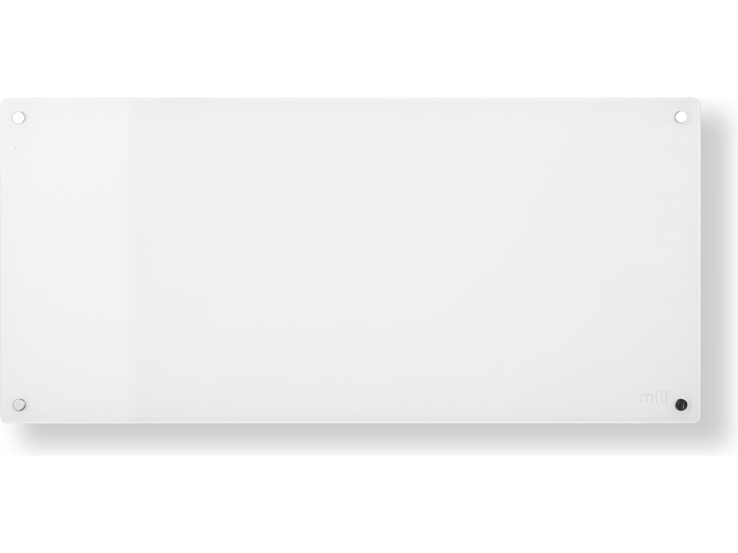 Mill Glas Panelelement 1000W (vit) Panelelement