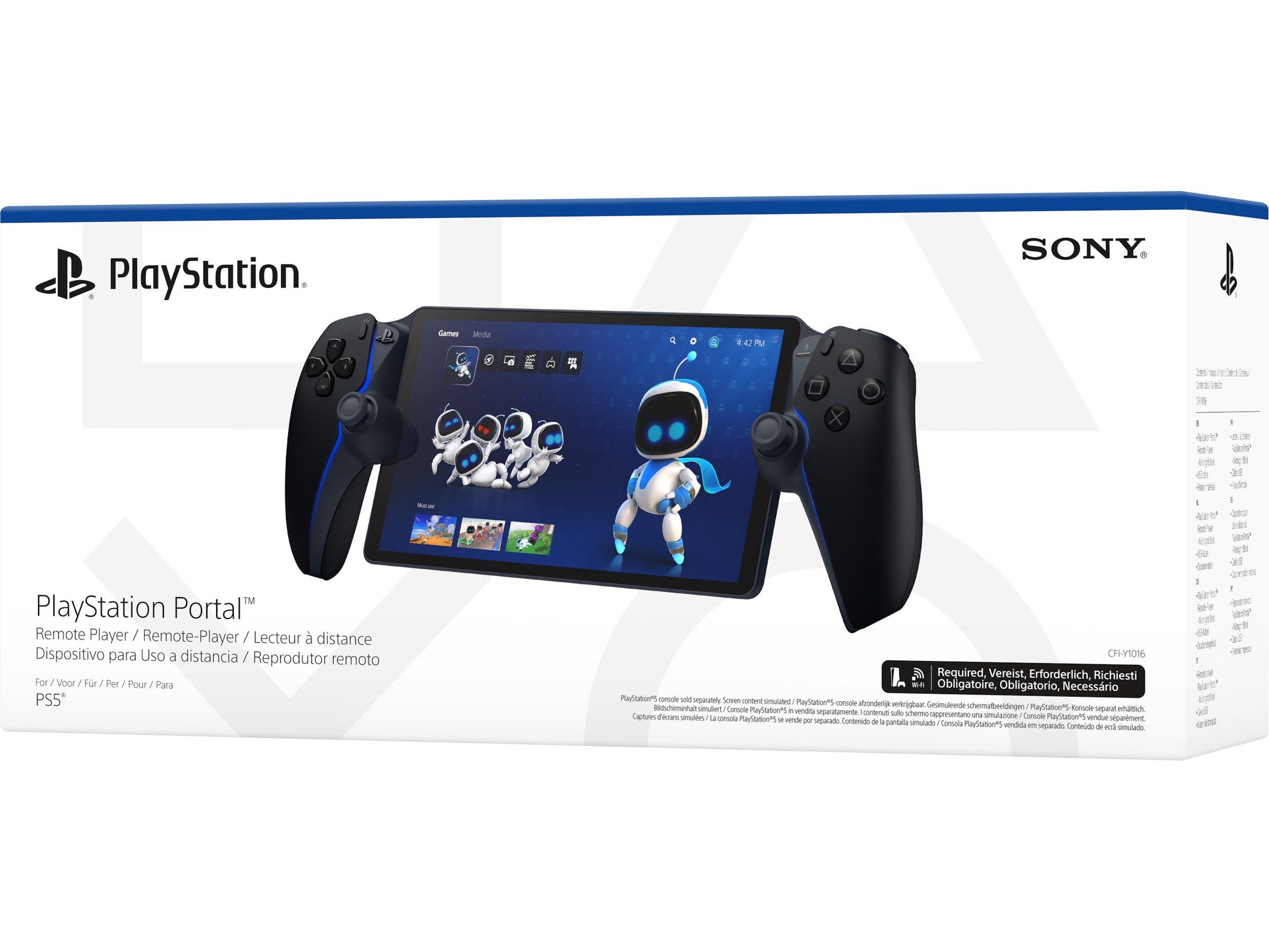 PlayStation Portal Remote Player (Midnight Black) Tillbehör till PS5