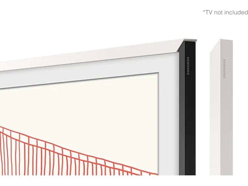 Samsung 50" ram till The Frame (2021-2025, vit) TV-ram & tillbehör