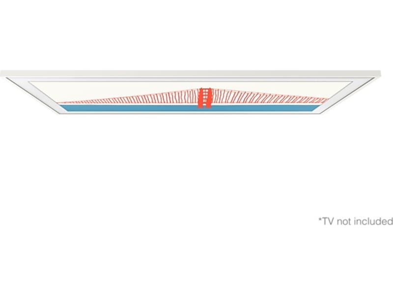 Samsung 50" ram till The Frame (2021-2025, vit) TV-ram & tillbehör