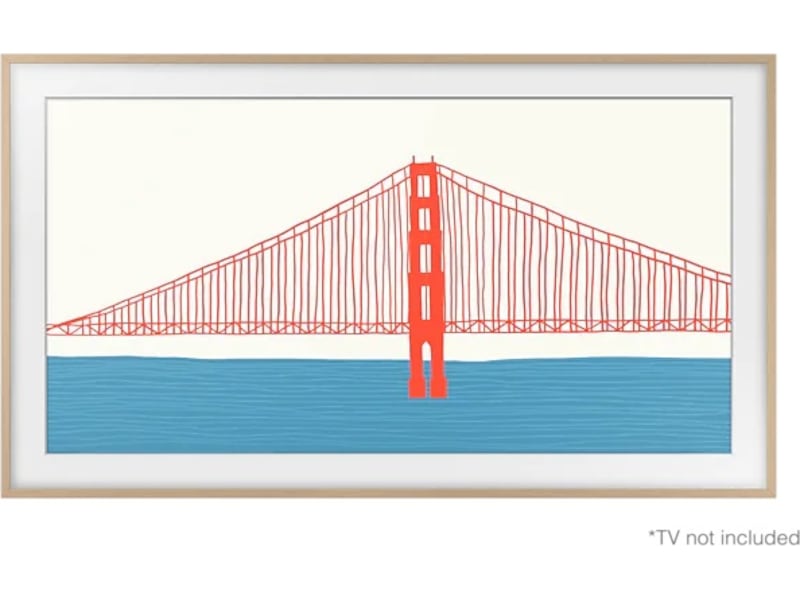 Samsung 43" ram till The Frame (2021-2025, teak) TV-ram & tillbehör