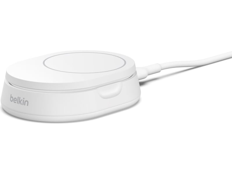Belkin BoostCharge Pro hopfällbart trådlöst laddningsställ (vit) Trådlös laddare