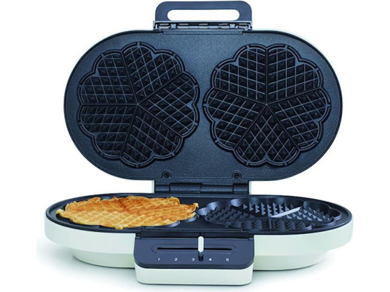 Wilfa WDWA-516W dubbel våffeljärn (vit) Våffeljärn