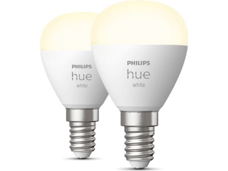 Philips Hue White 2-pack klotlampa P45 E14 LED-lampor & glödlampor