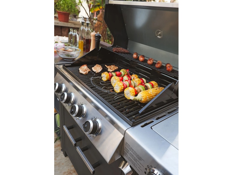 Austin and Barbeque Gasolgrill med 8 + 2 brännare & funktioner Utomhusgrillar