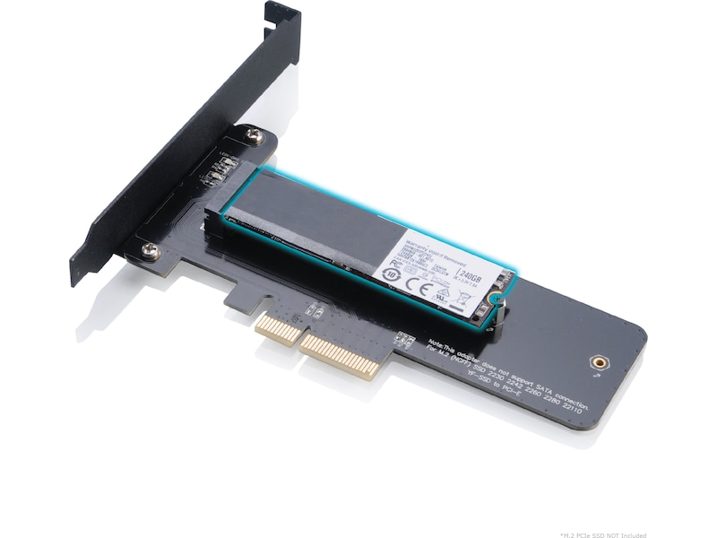 Akasa M.2 SSD to PCIe adapter card Tillbehör
