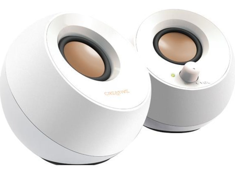 Creative Pebble PC Högtalare Vit 2.0 Högtalare