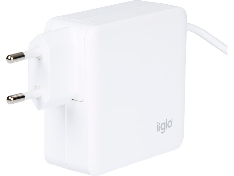 iiglo universal laddare till PC, telefon och surfplatta, USB-C 65W Batteri och laddare