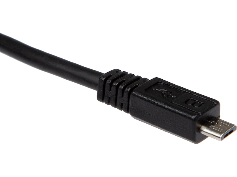 USB-A till USB Micro-B kabel 5m (svart) USB-kablar