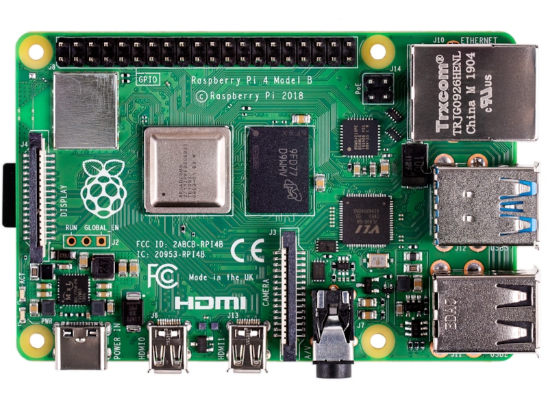 Raspberry Pi 4 Model B, 4GB RAM Integrerad CPU