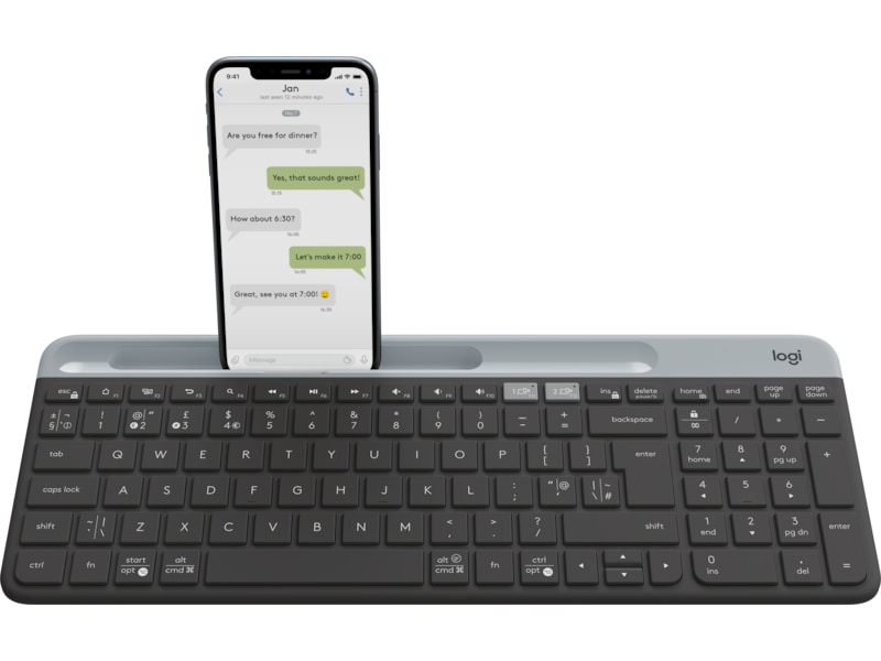 Logitech K580 Slim Multi-Enhet Tangentbord Tangentbord
