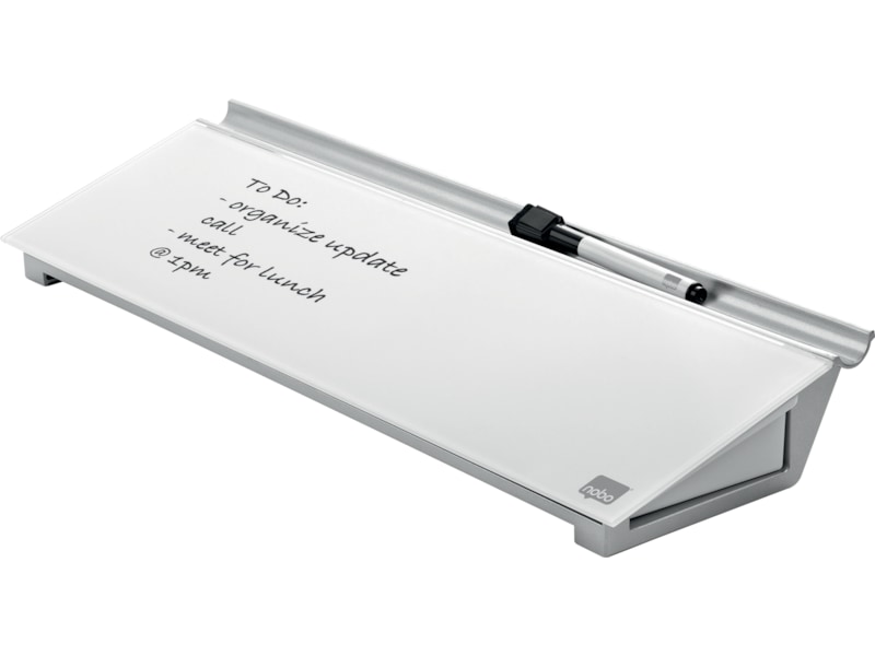 Nobo Memotavla, liggande, ljusande vit Whiteboards