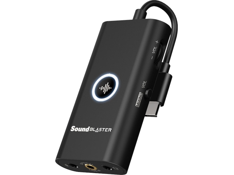 Creative Sound Blaster G3 USB-C konsoll DAC Amp Ljudkort