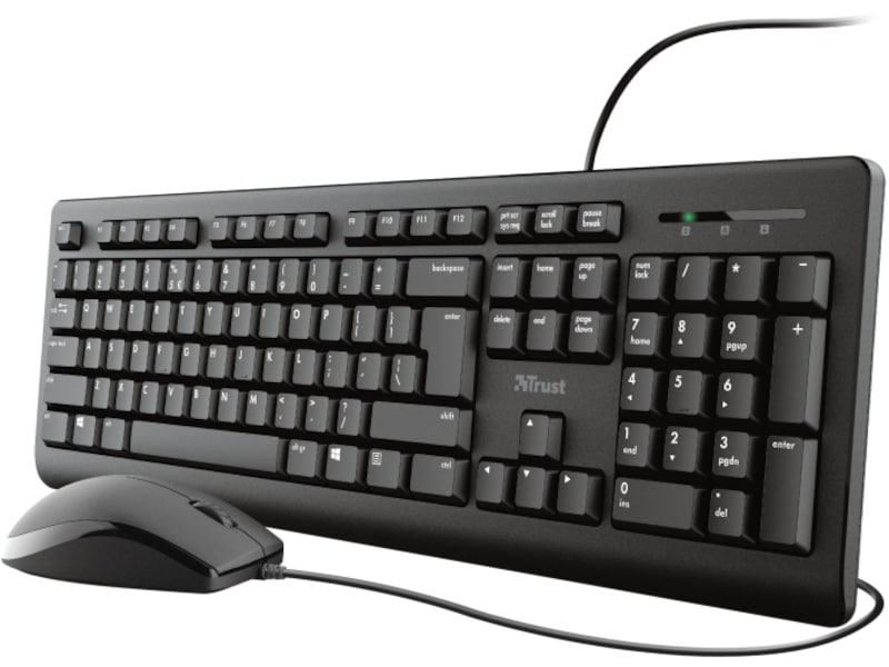 Trust TKM-250 trådbundet tangentbord och mus Mus & tangentbord -combo-paket