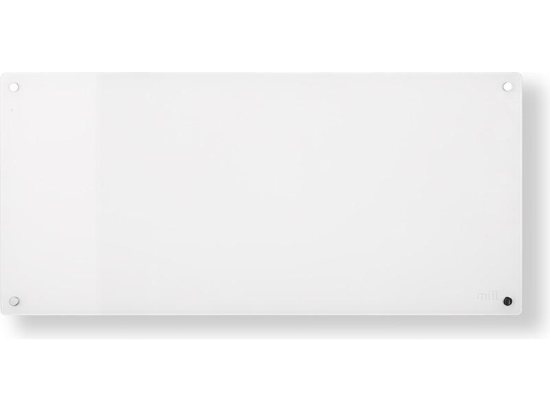 Mill Glas Panelelement 1000W (vit) Panelelement