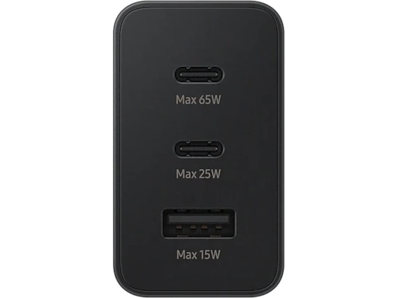 Samsung Trio 65W väggladdare (svart) Mobilladdare
