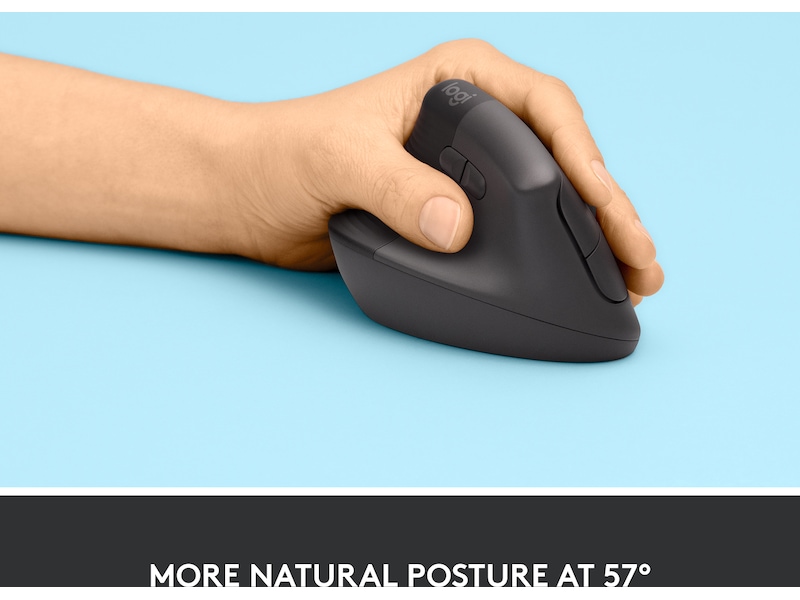 Logitech Lift Vertikal Vänster mus (graphite) Mus