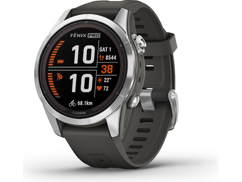 Garmin fenix 7S Pro Solar 42mm GPS (silver/graphite) Smartwatches