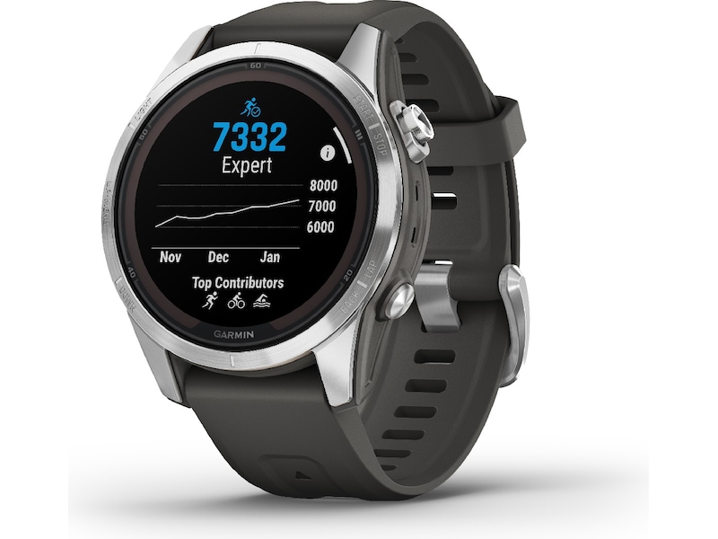 Garmin fenix 7S Pro Solar 42mm GPS (silver/graphite) Smartwatches