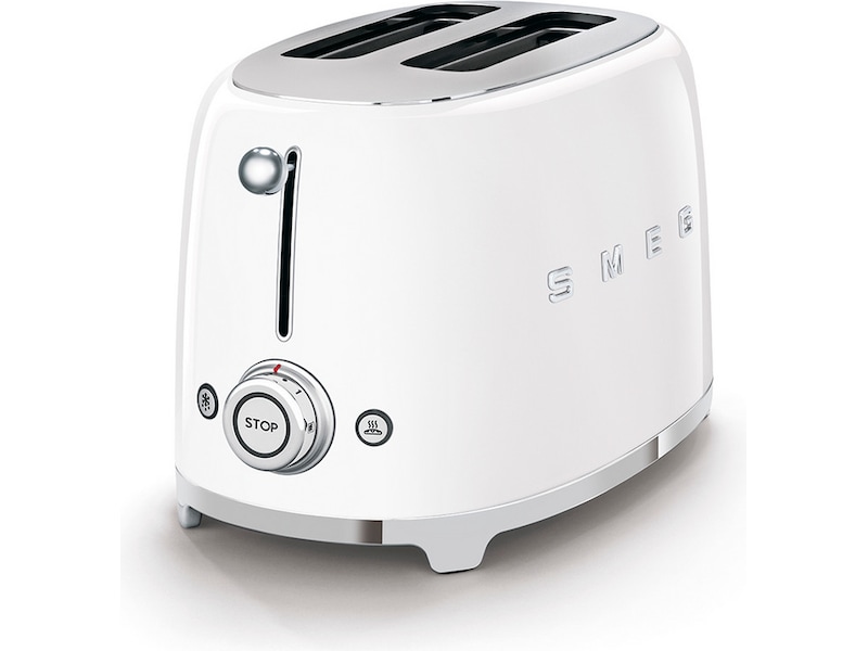 Smeg TSF01WHEU Brödrost för 2 skivor (vit) Brödrostar