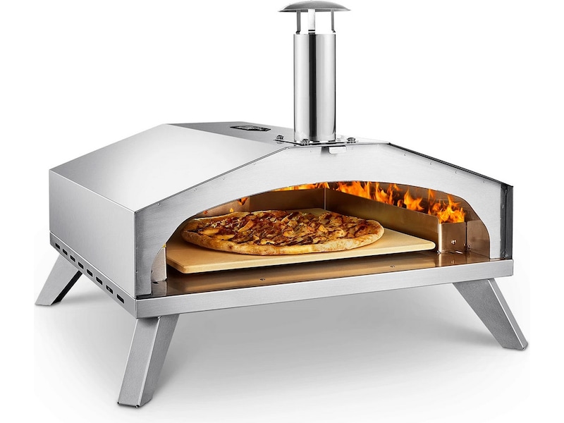 Austin and Barbeque AABQ 16" Gaseldad pizzaugn (rostfritt stål) Pizzaugnar
