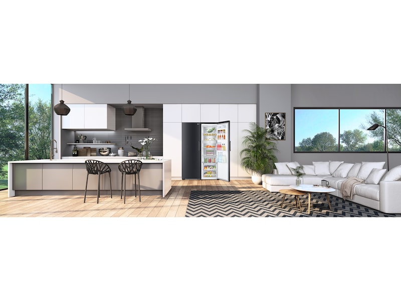 LG GLT71MCCSZ Kylskåp (matt svart) + Frysskåp Kylskåp