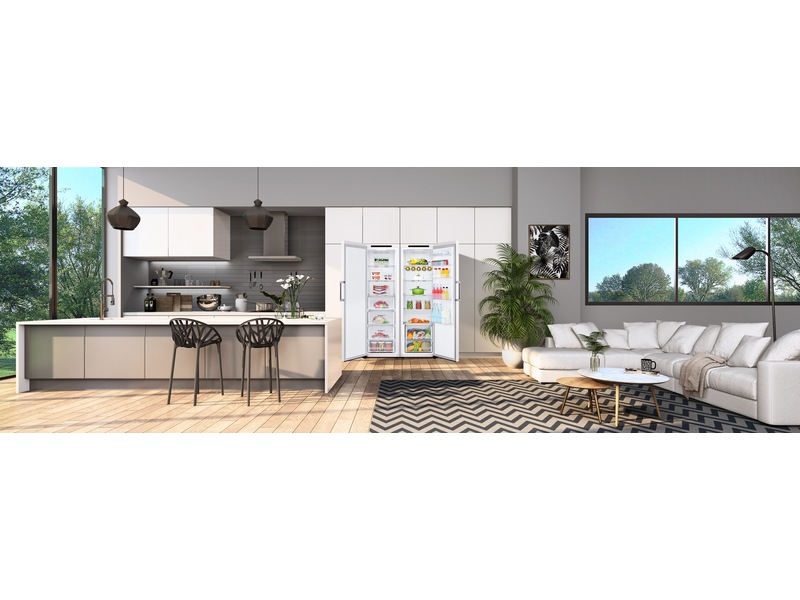 LG GLT51SWGSZ Kylskåp (vit) + Frysskåp Kylskåp