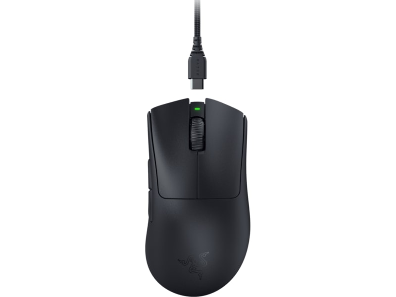 Razer DeathAdder V3 Pro + HyperPolling Wireless Dongle (svart) Gamingmus