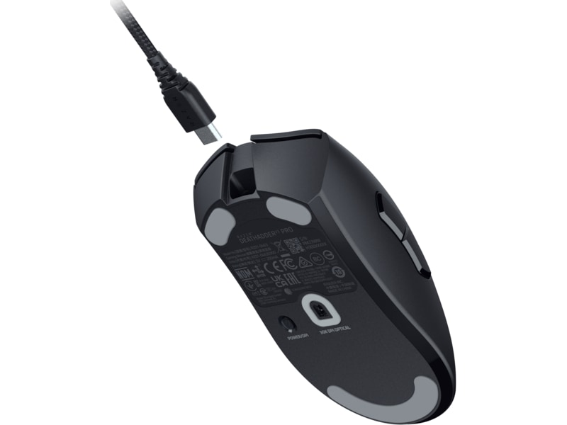 Razer DeathAdder V3 Pro + HyperPolling Wireless Dongle (svart) Gamingmus