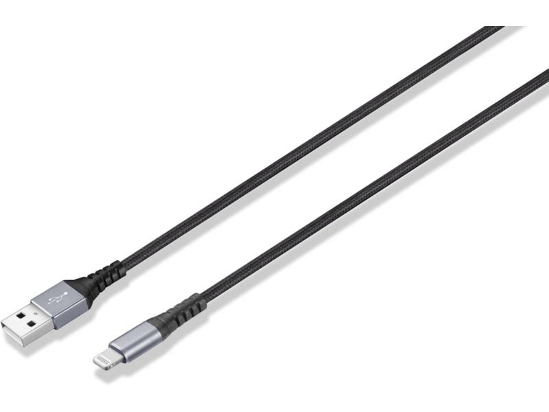 Andersson USB-A till lightning kabel 1,5m (svart) USB-kablar