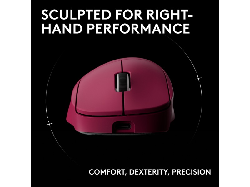 Logitech G Pro X Superlight 2 DEX trådlös gamingmus (rosa) Gamingmus